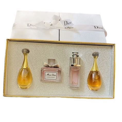 christian dior miniature perfume gift sets|dior fragrance mini set.